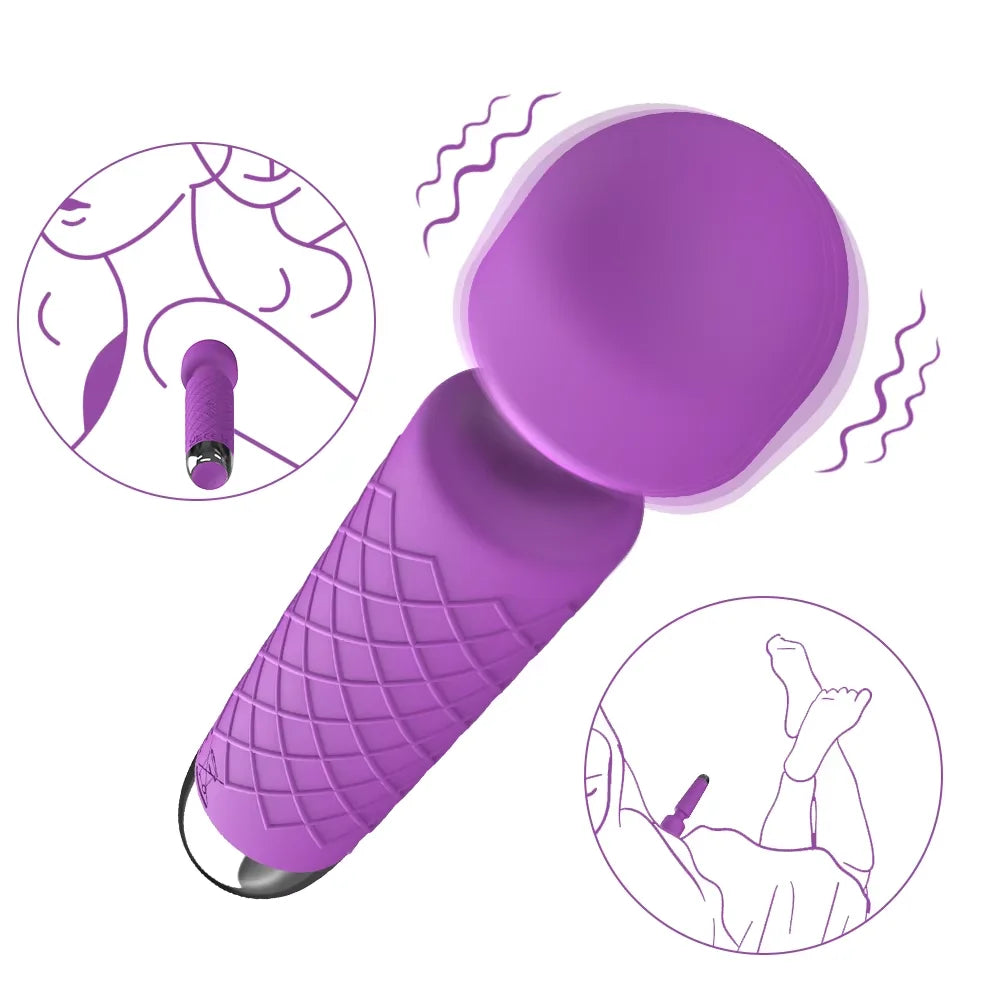 Redshark Clitoral Vibrator Wand Magic Massager for Girls Japanese Style Hot Massage Sex Toy for Women